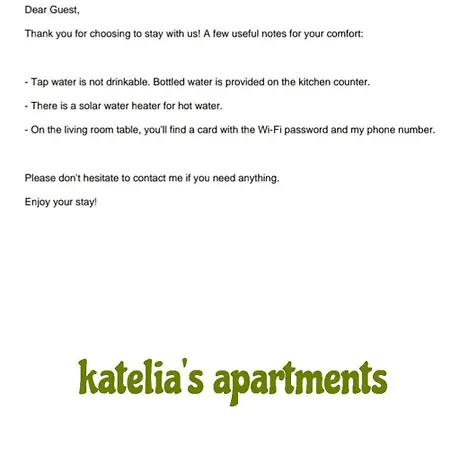 Katelia's Appartamento Almiropótamos